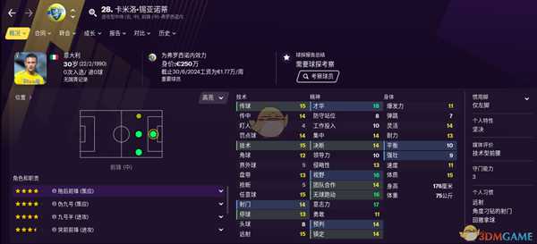 《足球经理2021》实用型前锋推荐