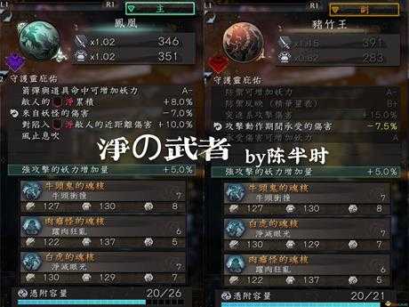 《仁王2》武士流净伤武者套配装指南