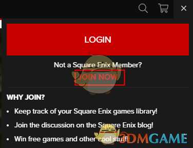 SQUARE ENIX账号注册教程