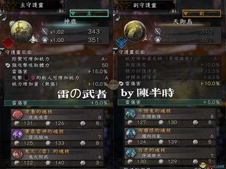 《仁王2》武士流.雷之武士配装指南