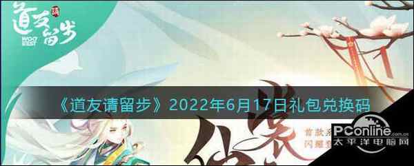 道友请留步2022年6月17日礼包兑换码