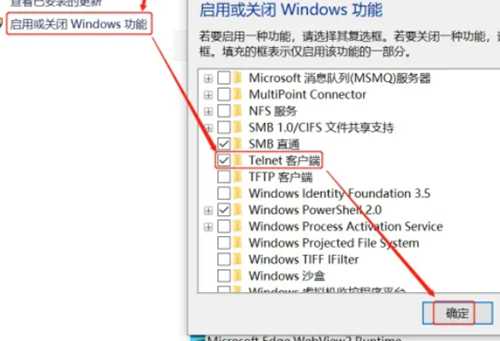 win10telnet怎么打开(win10telnet怎么打开程序功能)