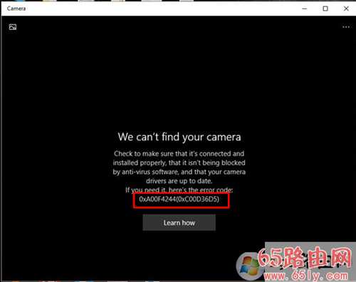 我们无法找到你的相机 错误代码：0xA00F4244修复方法