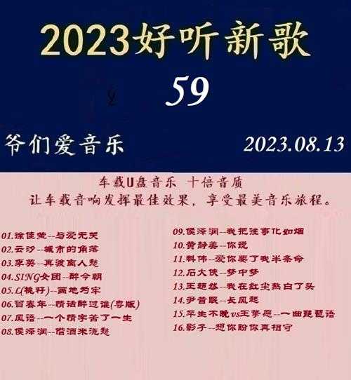 群星《2023好听新歌59》十倍音质WAV分轨