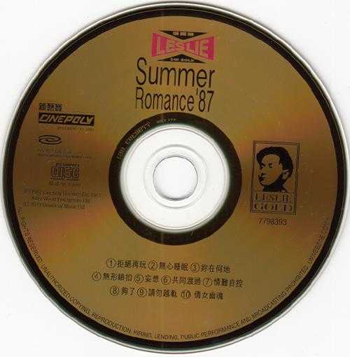 张国荣-SummerRomance‘87(24KGold)(日本壓碟)2019[低速原抓WAV+CUE]