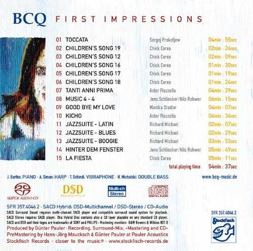 老虎鱼BlueChamberQuartet-FirstImpressions-24bit44.1kHz