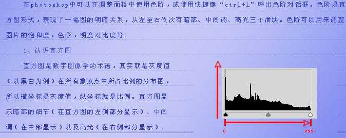 ps利用色阶快速调出高对比的紫色人物图片