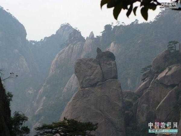 PS将给大山风景图片添加神秘的云雾效果教程