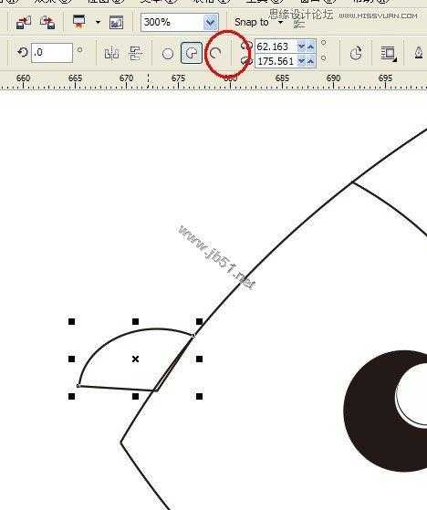 CorelDRAW(CDR)使用圆形工具简单绘制小鱼图文教程