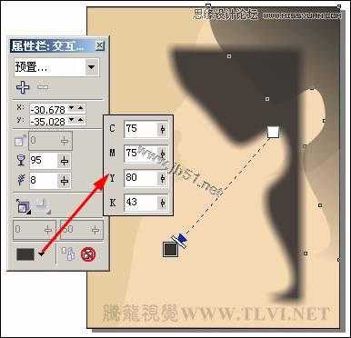 CorelDRAW(CDR)设计绘制美女诉衷情工笔画实例教程