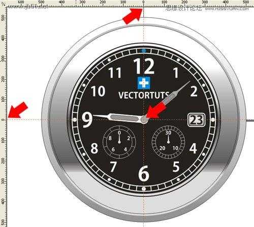 CorelDraw(CDR)设计绘制超真实的有质感的手表实例教程