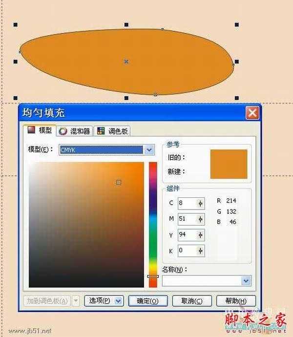 CorelDRAW(CDR)设计绘制矢量抽象人物装饰画实例教程