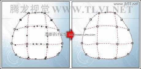 CorelDRAW(CDR)利用“交互式网格填充”工具填充对象实例教程