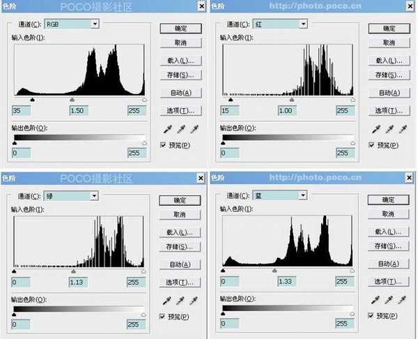 PS为浪漫情侣打造淡蓝色调效果图