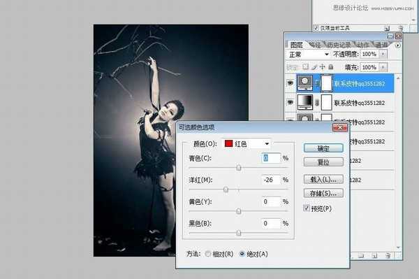 Camera Raw和Photoshop结合为偏暗美女写真照片后期精修过程