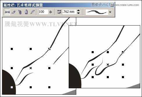 CorelDRAW绘制放射状速度线实例之足球少年