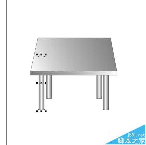 CorelDRAW素描桌子图怎么画?