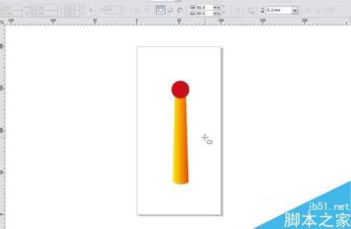 CorelDRAW X5贝塞尔工具绘制旗帜