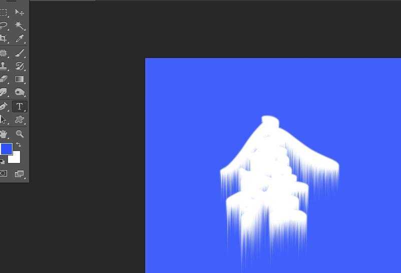 ps怎么给文字制作冰冻效果?