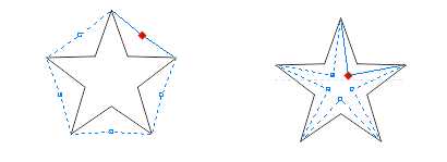CDR形状工具快速对多边形和星形造型