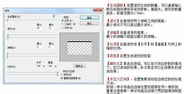 ps怎么使用滤镜制作波浪线效果?