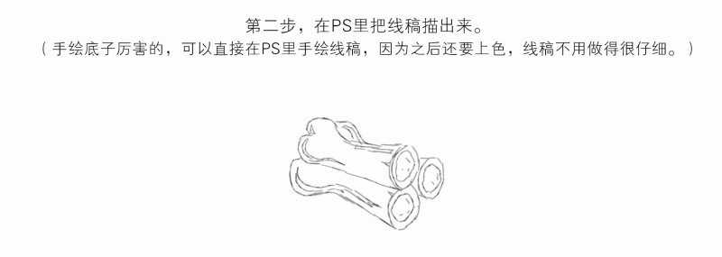 PS+手绘板简单绘制手绘美食插画小教程