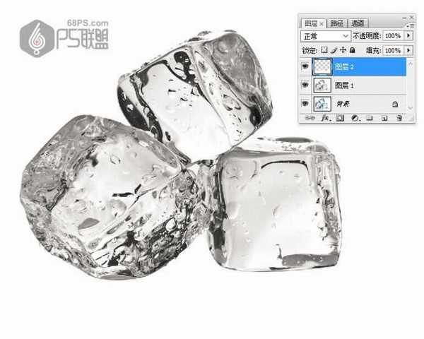 ps怎么抠透明冰块?PS完美抠出立体透明的冰块教程