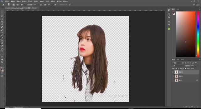 Photoshop怎么用色彩范围抠取头发