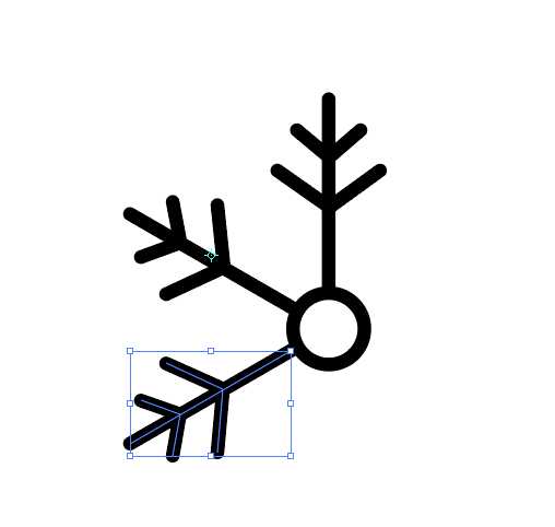 ai怎么设计圆形的雪花图标? ai雪花矢量logo的画法